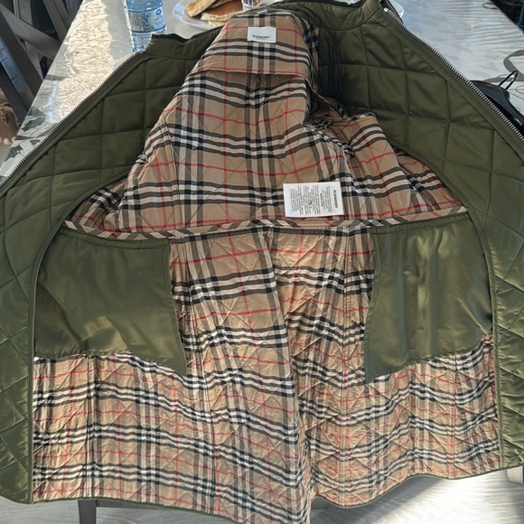 Authentic Burberry Monogram Motif Quilted Riding Coat - Picture 11 of 17